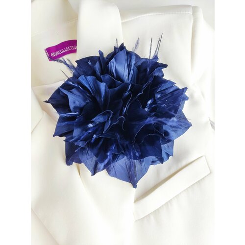 Брошь, синий