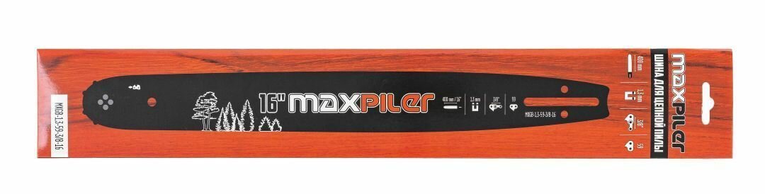 Шина для электропилы MXGB (400мм./16", 3/8", 1.3мм, 59 зв.(PKE405-C4, PKE405-C5)MXGB-1,3-59-3/8-16 — фото 4