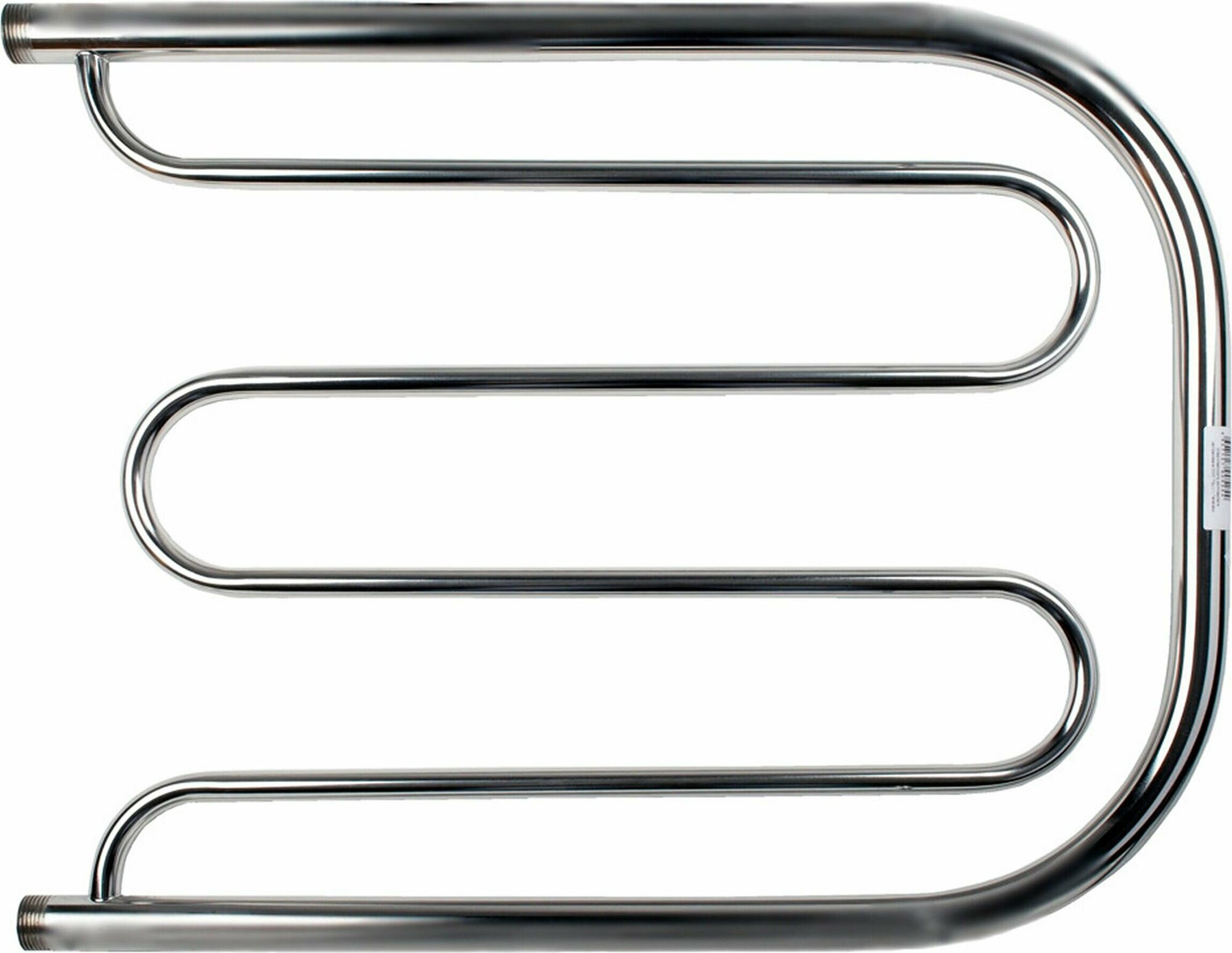 фото Полотенцесушитель водяной Арго МП нержавеющая сталь 500х500 мм