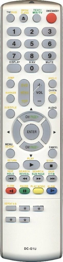 Пульт для Toshiba DC-G1U VTD15FSR для телевизора LCD