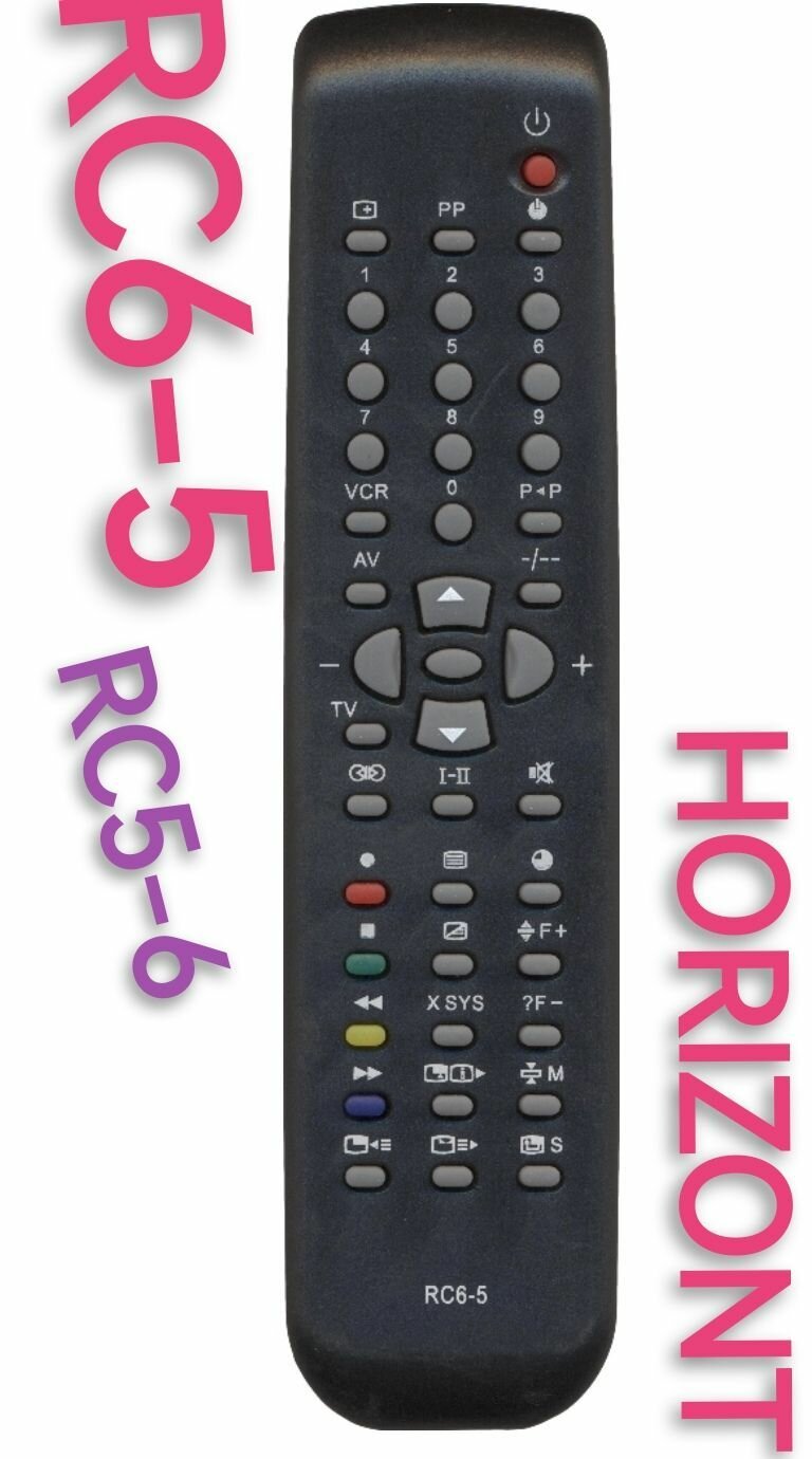 Пульт RC6-5 для горизонт/HORIZONT телевизора