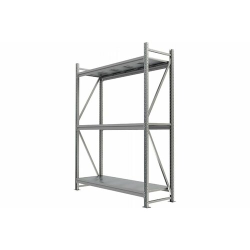 Металлический стеллаж IRONMEBEL optimus pro h-1500 zn, 3 яруса 1200x500 M-СГР1500ОЦ1200500ОЦ3