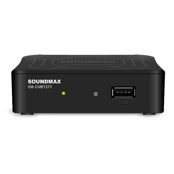 Приемник телевизионный DVB-T2 Soundmax SM-DVBT271