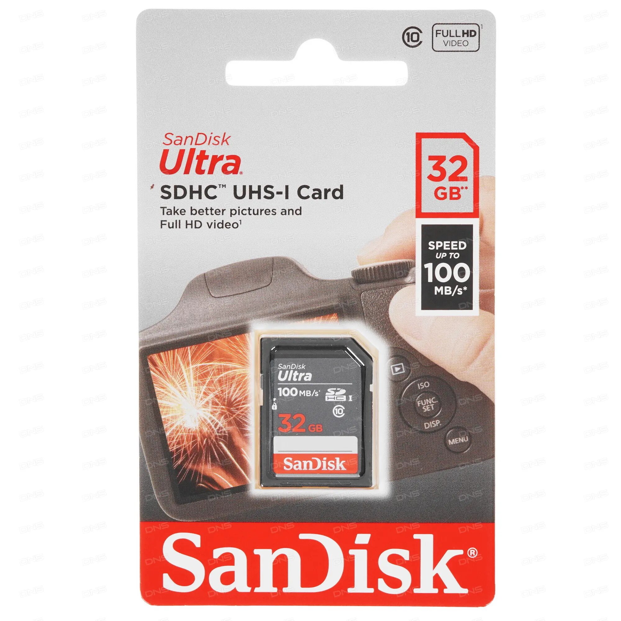 Карта памяти SDHC UHS-I SANDISK Ultra 128 ГБ, 100 МБ/с, Class 10, , 1 шт. - фото №7