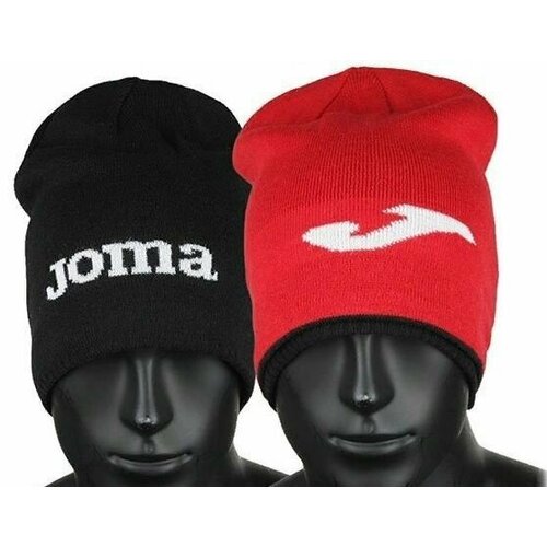 фото Шапка joma, размер l, черный, красный