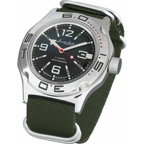 фото Наручные часы восток амфибия, зеленый