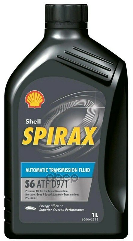 Shell Spirax S6 Atf D971 (1L)_Жидкость Гидравл! Синт Mb 236.17 Shell арт. 550058248