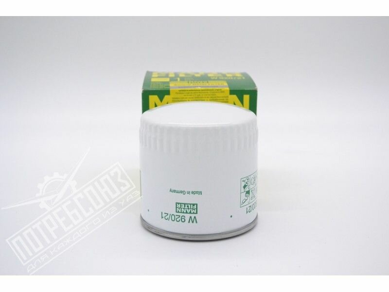 фото Фильтр масляный УАЗ патриот ЗМЗ 409, 514 (90мм) (MANN)