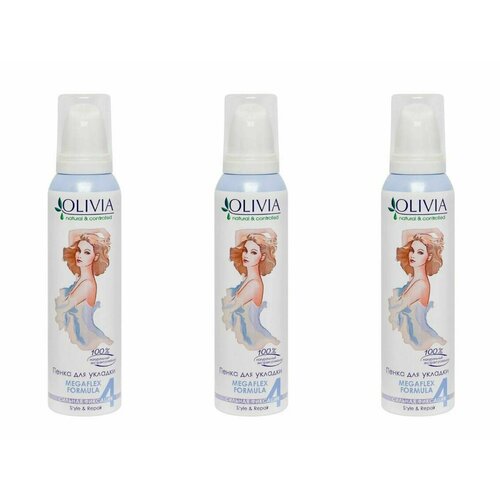 OLIVIA Пенка для волос Ромашка 150 мл 6 штуки 1665₽