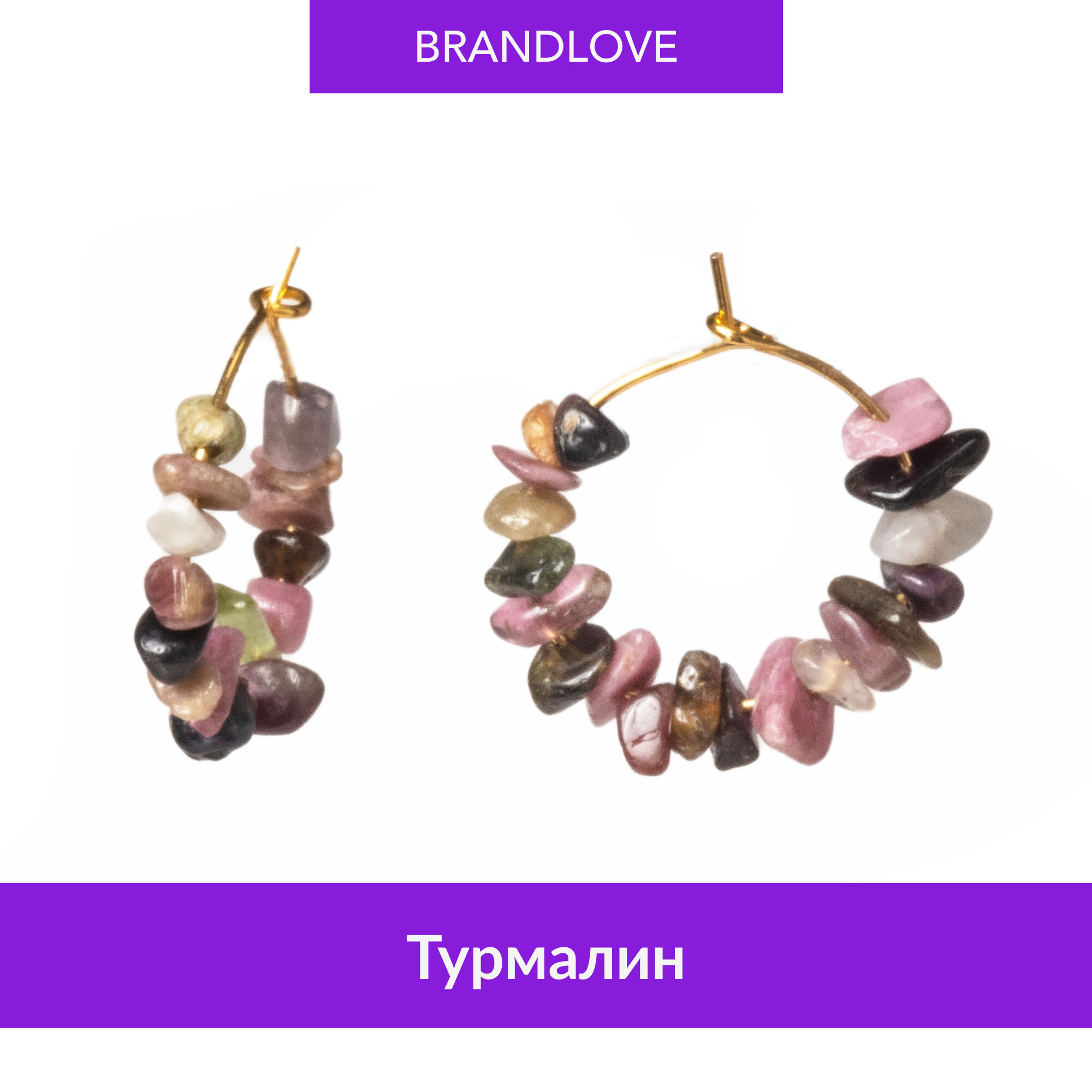 Серьги конго Dolcezza 