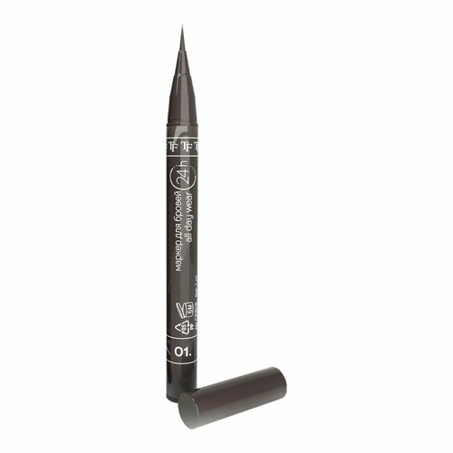 TF cosmetics Маркер для бровей Blade Brow, Тон 01 Тёмно-коричневый маркер для бровей brow liner 1мл b2