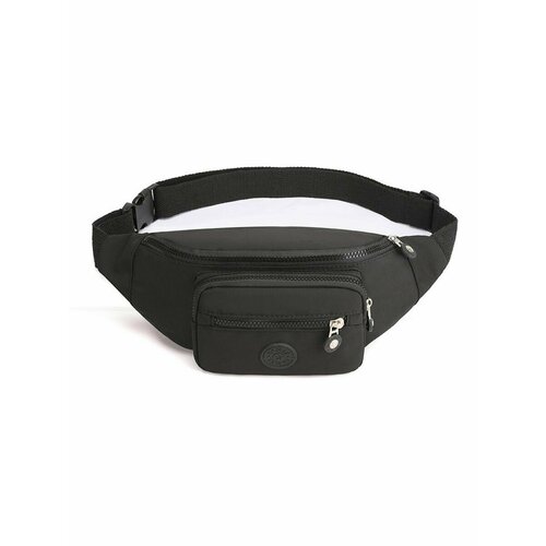 фото Сумка поясная poysnayblack, фактура гладкая, черный sv-profit