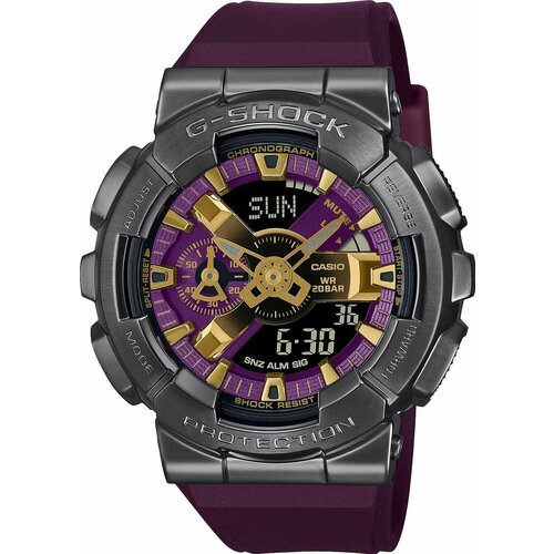 Наручные часы CASIO G-Shock GM-110CL-6A, фиолетовый наручные часы casio gm 2100ss 1aer