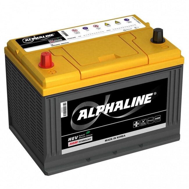 Автомобильный аккумулятор ALPHALINE AGM D26R (12V 75Ah 720A 260x172x205)