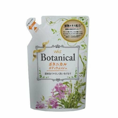 Nihon Увлажняющее крем-мыло Wins Botanical Body Wash для тела с растительными экстрактами 370 мл, мягкая упаковка nihon увлажняющее крем мыло wins botanical body wash для тела с растительными экстрактами 370 мл мягкая упаковка