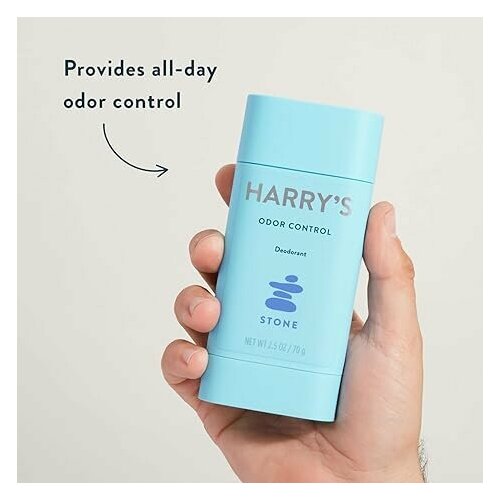 Дезодорант для борьбы с запахом Harry's Odor Control Antiperspirant, Не содержит алюминия, Stone, 70 г