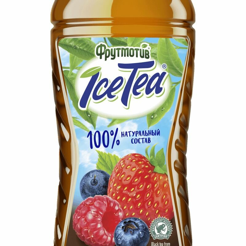 Холодный чай ICE TEA черный Лесные ягоды 0,5л ПЭТ - фотография № 2