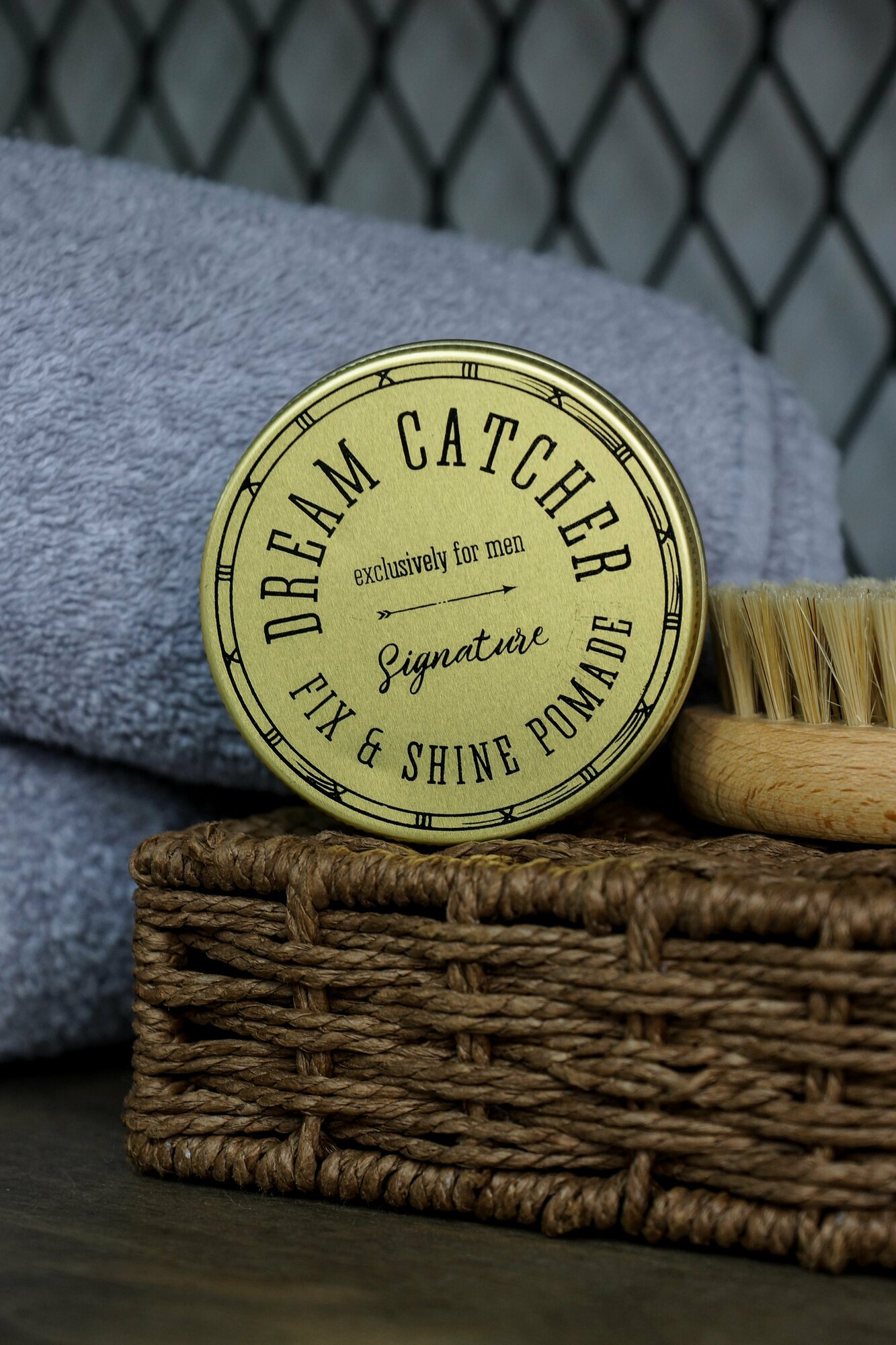 Dream catcher Помада для волос cредняя фиксация уверенный блеск Fix&Shine Pomade, 100 г (Dream catcher, ) - фото №9