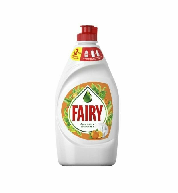Fairy Моющее средство для посуды Апельсин и лимонник, 450 мл