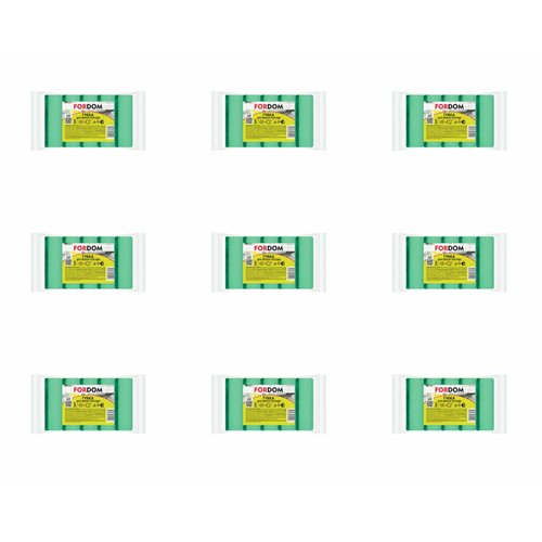 FORDOM Губка для посуды 805023 поролоновая с абразивным слоем 5 шт 9 уп 1042₽