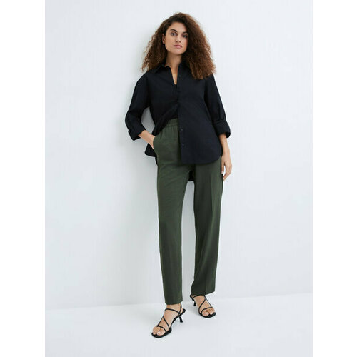 фото Брюки zarina, размер xs (42), зеленый