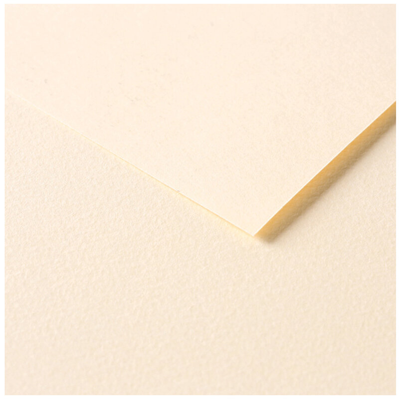 Clairefontaine Комплект цветной бумаги "Tulipe", 50x65см, 10л, 160г/м2, слоновая кость, легкое зерно sela25