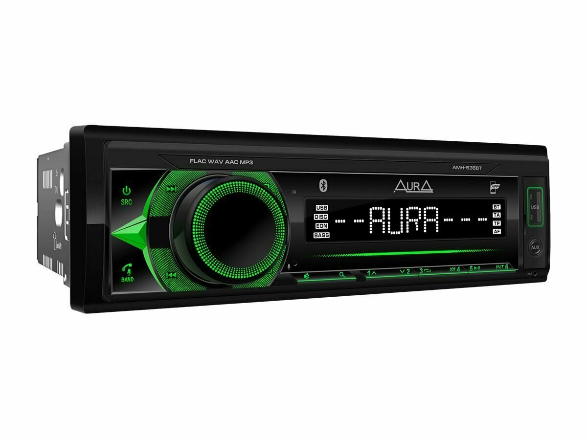 AURA AMH535BT автомагнитоа AURA AMH-535BT USBSD без CD