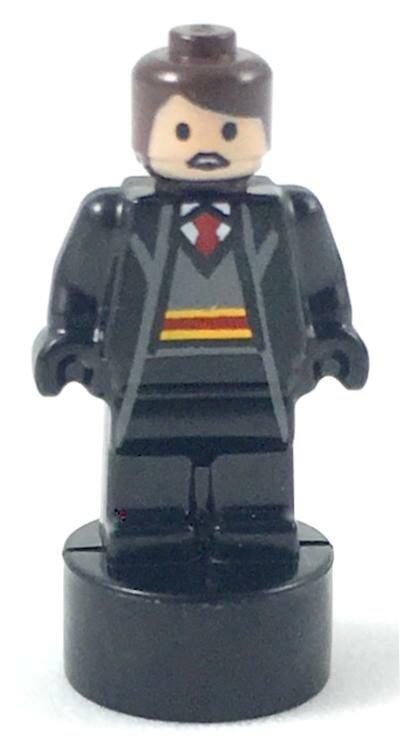 Минифигурка Лего Lego 90398pb027 Gryffindor Student Statuette / Trophy #1, Dark Brown Hair
