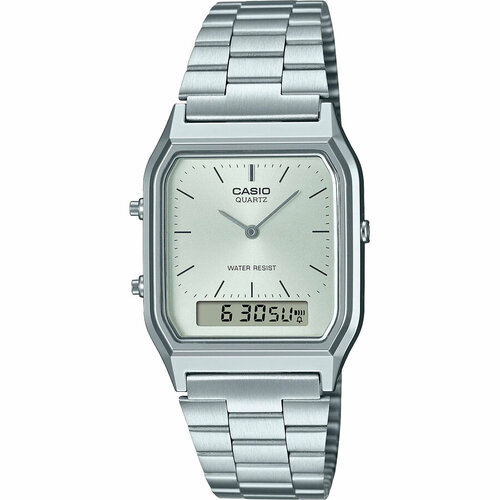 Наручные часы CASIO AQ-230A-7A, серебряный