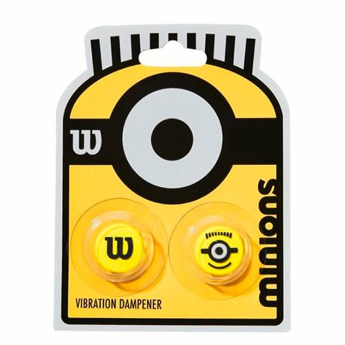 Набор виброгасителей Wilson Minions (2шт) набор виброгасителей wilson roland garros tennis ball vibration dampener 2шт