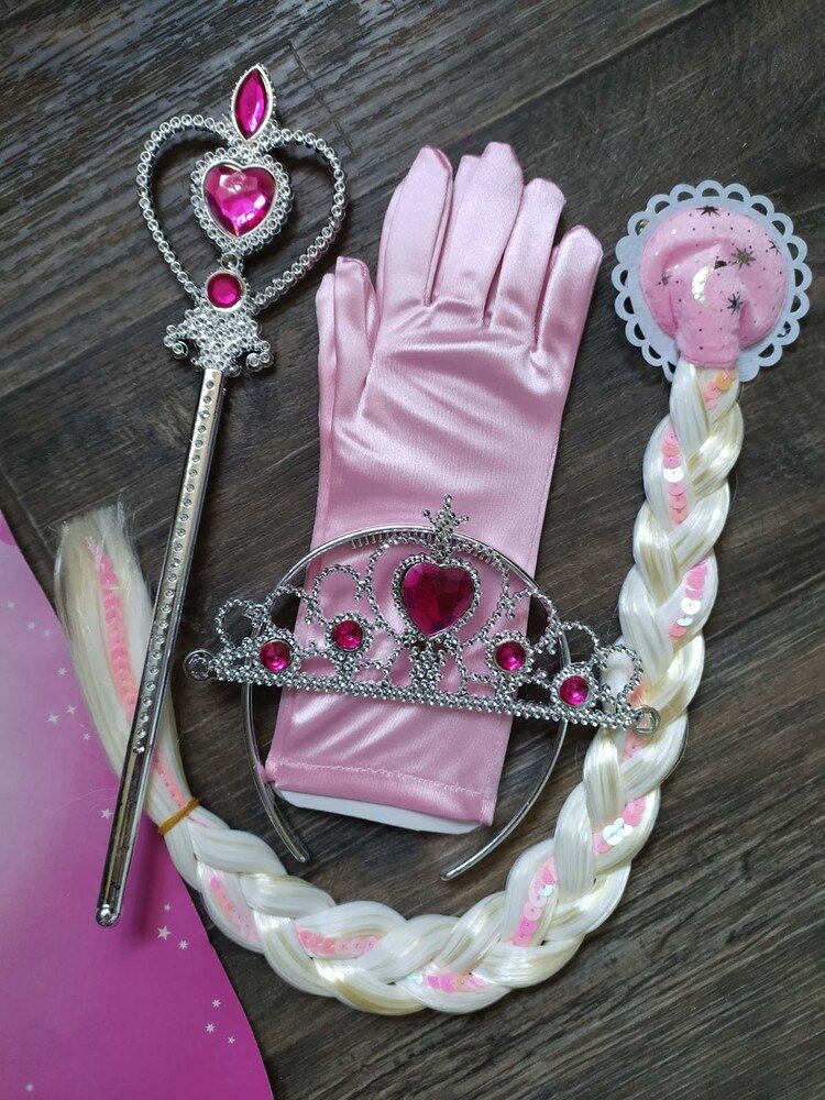 Набор аксессуаров принцесса Эльза розовый цвет
