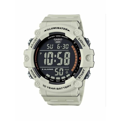 Наручные часы CASIO Collection 81304, белый, черный часы наручные casio ae 1500wh 1avef