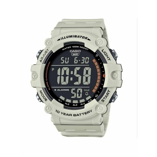 фото Наручные часы casio collection 81304, белый, черный