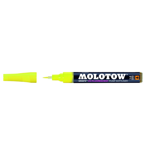 Molotow Маркер-кисть Molotow Grafx UV 1мм флуор. Желтый