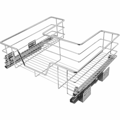 Корзина выкатная Vidage 50x14x45 см цвет хромированный