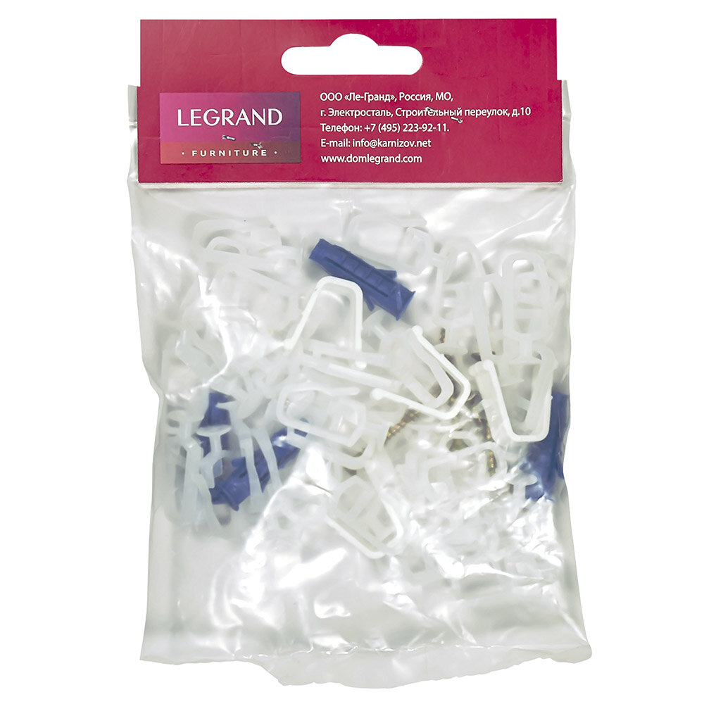 фото Фурнитура для шины потолочной двухрядной Эконом 180 см