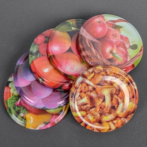 Крышка для консервирования - Элитная, ТО-82 мм, лакированная, 60 шт.