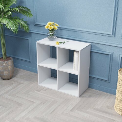 Стеллаж модульный Velardy, Bloque, 69x4x32см, Белый