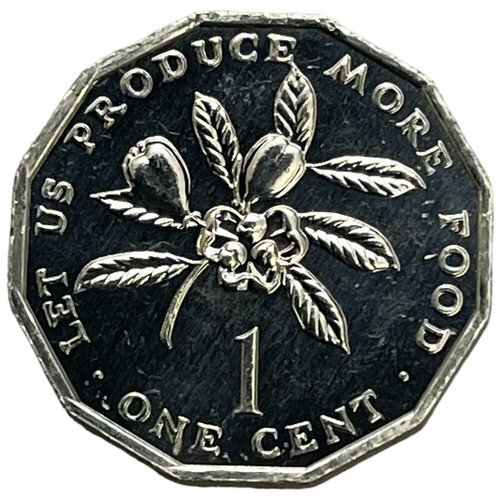 Ямайка 1 цент 1980 г. (ФАО) (Proof) свазиленд 1 цент 1975 г фао