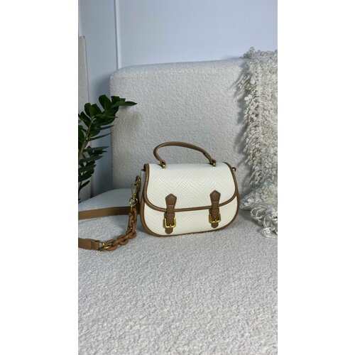 фото Сумка кросс-боди , белый, бежевый нет бренда