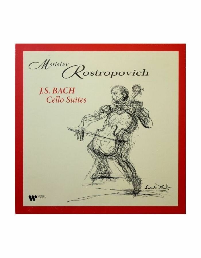 Mstislav Rostropovich Mstislav Rostropovich - J.s. Bach: Cello Suites (180 Gr, 4 LP) Warner Music Classic - фото №9