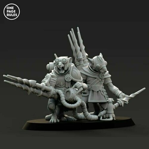 Warhammer Skaven Driller Team / Скавенская команда с буром