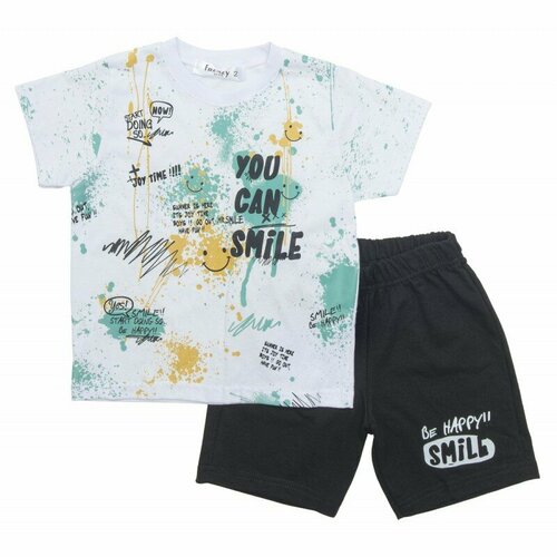 Комплект одежды Frenzy, размер 104, белый