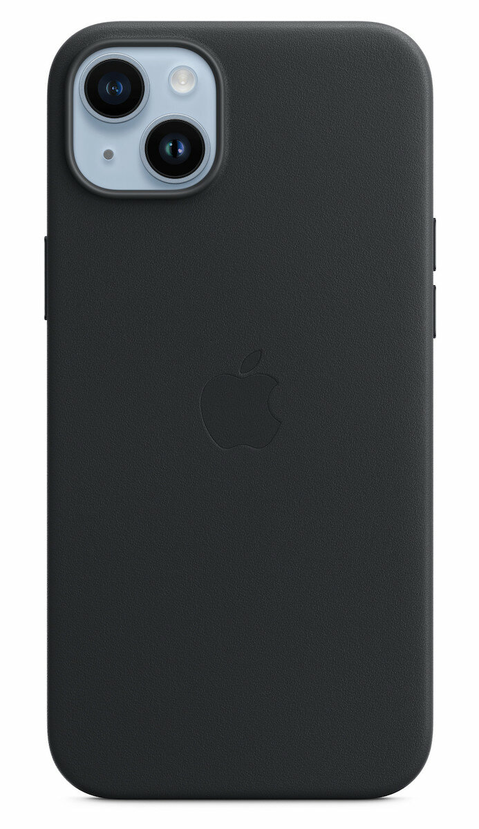 IPhone 14 Leather Case with MagSafe - Midnight