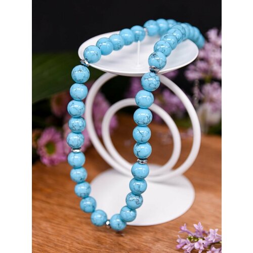 Славянский оберег, бусы Роскошь ЗОЛОТА, бирюза, длина 35 см