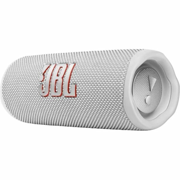 Портативная акустика JBL Flip 6 White, 30Вт, влагозащита IP67, автономная работа 12ч