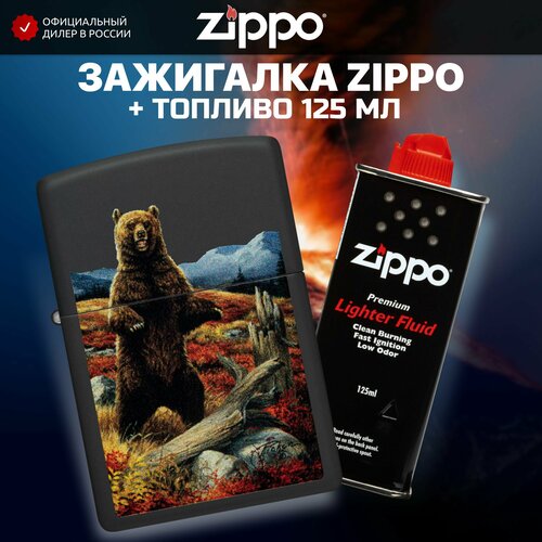 Зажигалка бензиновая ZIPPO 48597 Linda Picken + Бензин для зажигалки топливо 125 мл зажигалка linda picken 48596