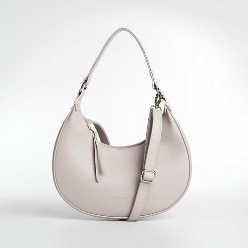 фото Сумка багет textura, бежевый