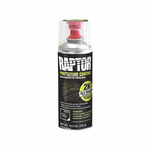 U-POL RLB/AL Raptor Black Protective Coating 2K Защитное покрытие (черный) аэрозоль 400 мл.