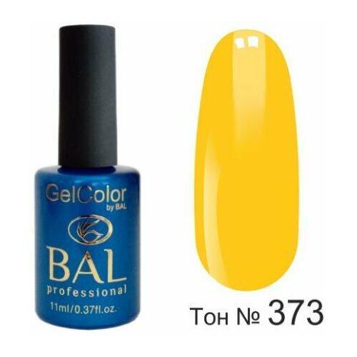 BAL Gel Color №373 Гель-лак каучуковый Мандариновый фреш 11 мл